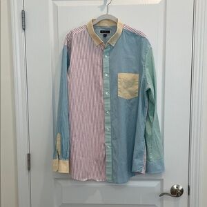 Colorful Striped Men's Shirt